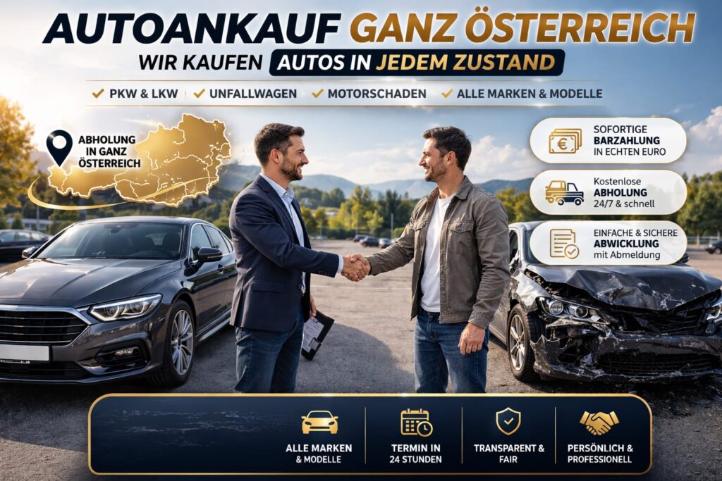 Auto Export Verkaufen in Österreich – Autoankauf für Export
